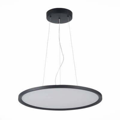 ST602.443.56 Светильник подвесной Черный LED 1*56W 4000K 5 040Lm Ra>80 120 IP20 D600xH36 90-265V
