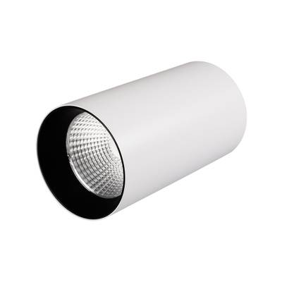 Светильник накладной SP-POLO-R85-1-15W Day White 40deg (White, Black Ring) (Arlight, IP20 Металл, 3 года)