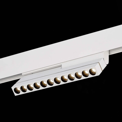 ST805.536.12 Магнитный трековый светильник Белый LED 1*12W 3000K 450Lm Ra>90 36° IP20 L220xW22xH117 48VV