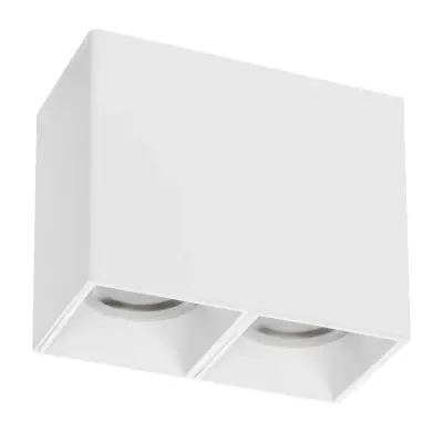 213366 Рамка (светильник) PVC д/LED-модулей 941хх и LED-ламп D50мм RULLO 2x QUAD БЕЛЫЙ Lightstar