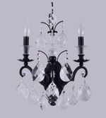 Бра Crystal Lux MAGNIFICO AP2 BLACK/TRANSPARENT 2310/402