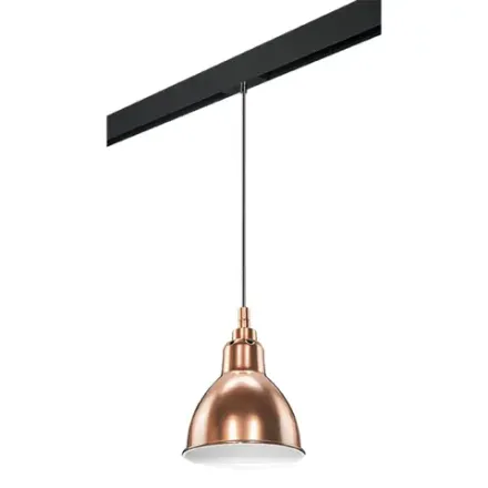 PRO765013 Светильник д/1-фазн трека LOFT 1х40W E14 РОЗОВОЕ ЗОЛОТО/ЧЕРНЫЙ (765013+595007)