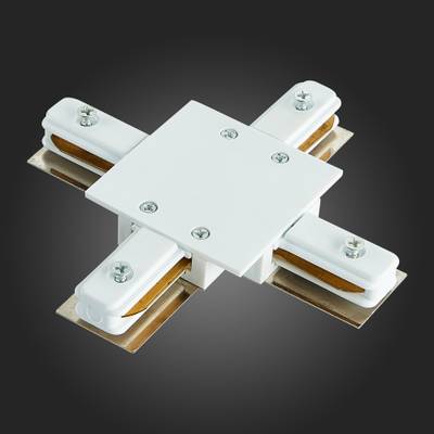 ST013.549.00 Коннектор X-образный для однофазного встраиваемого шинопровода ST-Luce Белый