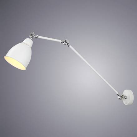 Бра Arte Lamp BRACCIO A2055AP-1WH, 1хE27