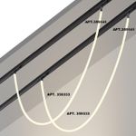 359333 KONST NT24 000 черный Светильник трековый для низковольтного шинопровода FLUM IP20 LED 14W 4000K 48V 1360Лм RAMO
