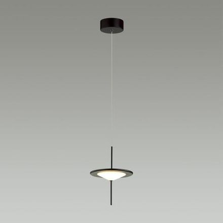 5012/10L L-VISION ODL23 463 черный/белый матовый металл/акрил Подвес LED 10W 3000K STEKA