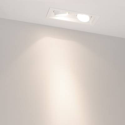 Светильник MS-VORTEX-BUILT-S170x90-2x12W Day4000 (WH-WH, 20 deg, 230V) (Arlight, IP20 Металл, 5 лет)