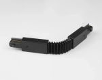 Коннектор гибкий для однофазного шинопровода Standard 220V GL7176 BK черный 285*35*20