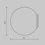 Настенный светильник (бра) Basic form E14х1, MOD321WL-01W2. TM Maytoni