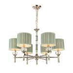 SL1121.103.06 Люстра подвесная ST-Luce Никель/Оливковый E14 6*40W