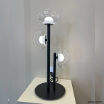 Настольная лампа Crystal Lux BOSQUE LG3 BLACK/TRANSPARENT 0270/503