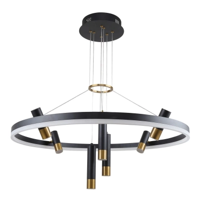 Подвесная люстра Daur 3097-8P, LED*48W + 7*LED*3W, 4690LM, 4000K. ТМ F-Promo