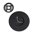 7662/24L MITRA LED SN 090 Светильник пластик/белый/черный LED 24Вт 3000/4000K D300 IP40 OMEGA BLACK