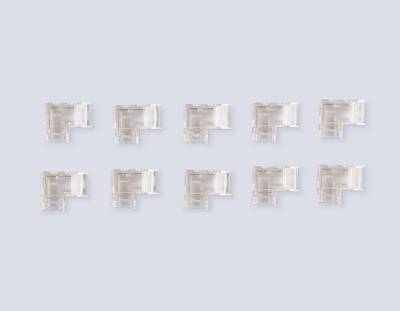 Соединитель угловой COB 12/24V для лент 10mm GS6861 (2 конт.) (10шт. в комплекте)