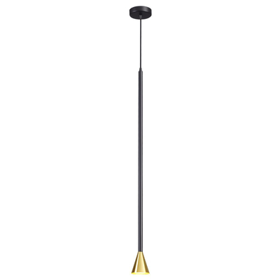 3884/1GB HIGHTECH ODL20 349 черно-золотистый/металл Подвесной светильник LED GU10 7W 220V PIPA