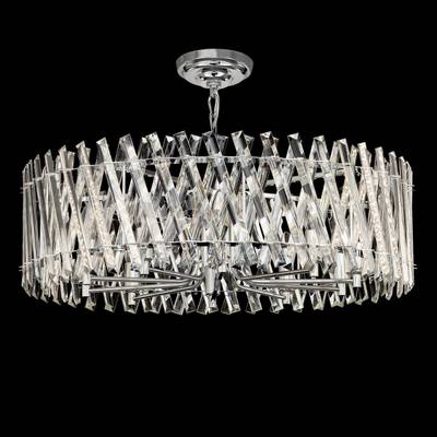 Citilux Ингвар CL334291 Люстра подвесная хрустальная Хром