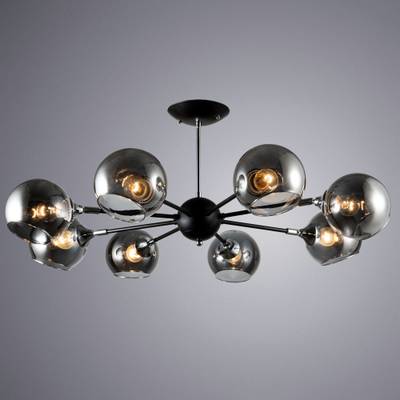 Потолочная люстра Arte Lamp LAGOS A2708PL-8BK, 8хE27