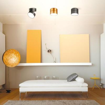 358751 OVER NT21 411 матовое золото Светильник накладной светодиодный IP20 LED 24W 4000K 2100Лм 100-265V PROMETA