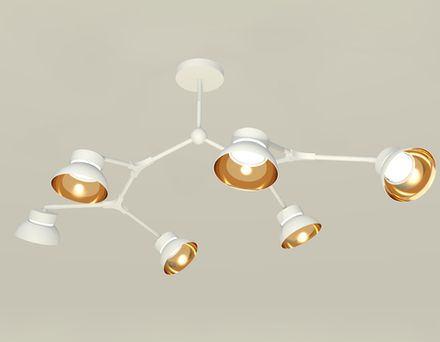 Комплект подвесного поворотного светильника XB9055101/6 SWH/PYG/CL белый песок/золото желтое полированное/прозрачный GX53 (C9055, N8144)