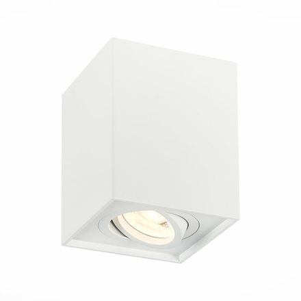 ST109.507.01 Светильник потолочный Мат. белый GU10 1*50W  L100xW100xH123 220V Без ламп