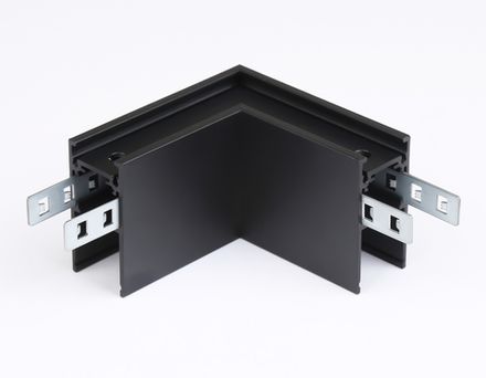 Коннектор угловой для накладного шинопровода Magnetic GL3372 BK черный 85*85*H53.7