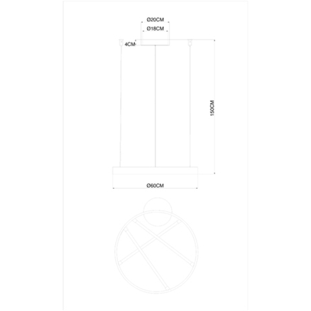 Подвесная люстра Arte lamp RICCO A1874SP-32BK, 1хLED