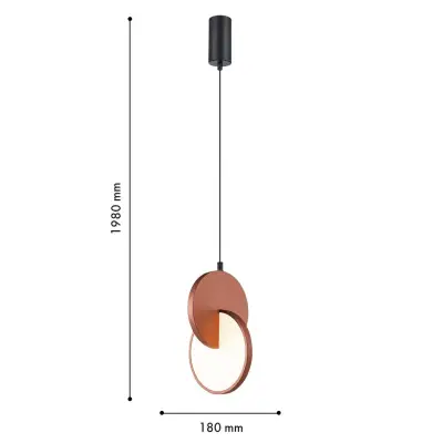Подвес Grahan 4607-1P, LED*7W, 910LM, 3000K. ТМ F-Promo