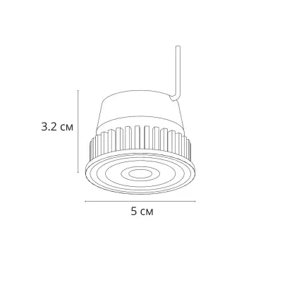 Светодиодный модуль Arte Lamp ORE A22070-3K, 1хLED