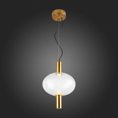 SL1582.303.01 Светильник подвесной ST-Luce Бронзовый/Прозрачный LED 1*7W 2700K