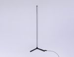 Светильник светодиодный напольный RGB с пультом FL8022 BK черный LED 15W RGB D32*1250 (ПДУ РАДИО 2.4G)
