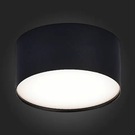 ST606.442.12 Светильник потолочный Черный LED 1*12W 4000K 1 080Lm Ra>85 120° IP20 D120xH55 185-265V