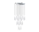 07861-18A,02 Люстра каскадная Гутта хром d50 h300 Led 54W (4000k)