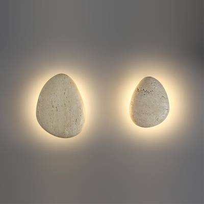7034/5WL L-VISION ODL25 231 Настенный светильник светильник металл/камень IP20 1*5W 3000K 220V TRAVERTINO