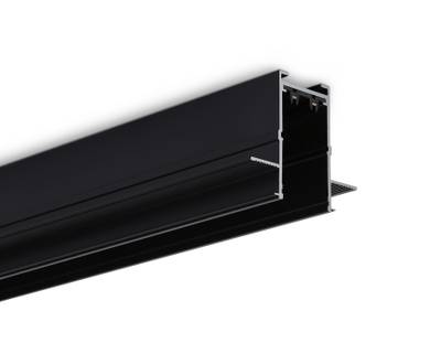 Шинопровод встраиваемый под ГКЛ 12,6мм Magnetic 220V GL1012 BK черный IP20 3000*62.5*56 (заглушки в комплекте)