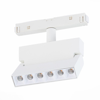 ST362.536.06 Магнитный трековый светильник белый LED 1*6W 3000K 532Lm Ra>80 36° IP20 L120xW22xH134 48V