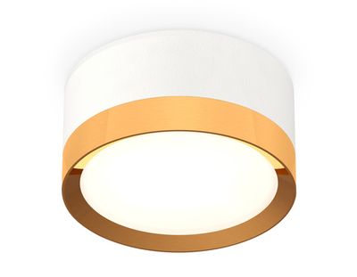 Комплект накладного светильника XS8101005 SWH/PYG белый песок/золото желтое полированное GX53 (C8101, N8124)