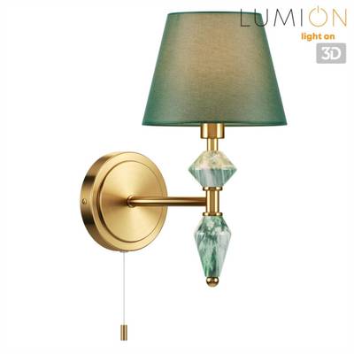 8275/1W CLASSI латунь/зеленый, металл/керамика/ткань Бра Е14 1*40W 220V VERMONT
