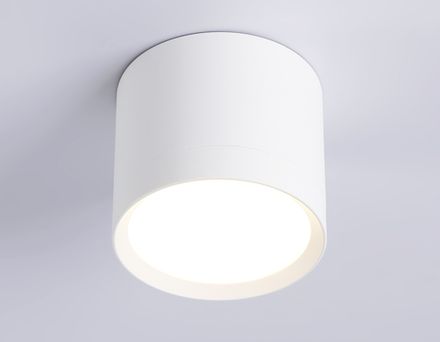 Накладной точечный светильник GX53 TN5350 WH белый GX53 D82*70
