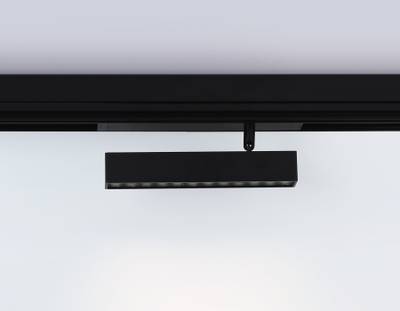 Светильник светодиодный диммируемый для шинопровода Magnetic 220V GL1342 BK черный IP20 12W 3000K-6400K 24° 232*25*112 (Без ПДУ)