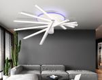Светильник светодиодный потолочный FL6231 WH белый 88W 3000K-6400K+RGB 605*605*200 (ПДУ ИК)