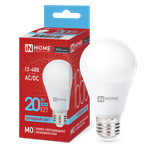 Лампа светодиодная низковольтная LED-MO-PRO 20Вт 12-48В E27 6500К 1650лм IN HOME 4690612056029