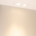 Светильник MS-VORTEX-BUILT-S250x140-2x30W Warm3000 (WH-WH, 30 deg, 230V) (Arlight, IP20 Металл, 5 лет)