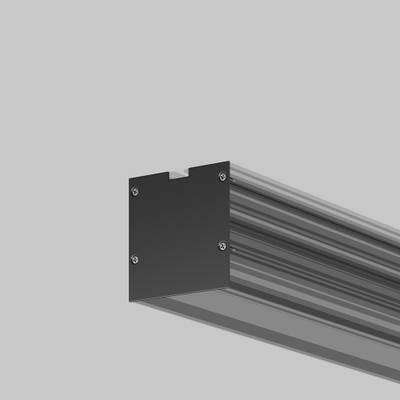 Комплект заглушек (для профиля 50×50) 2 шт., ALM-5050T-B-EC 642047. TM Maytoni