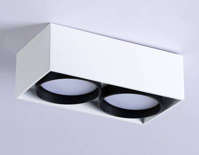 Светильник накладной TN70872/2 WH/BK белый/черный GX53/2 max 12W 185*92*62