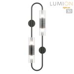 6561/4W SUSPENTIONI LN26 черный/прозрачный, металл/стекло Бра G9 4*20W 220V TORONTO