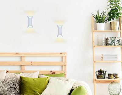 Настенный светодиодный светильник с высокой степенью влагозащиты FW192 WH/S белый/песок LED 4200K 10W 100*200*85