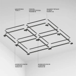 Шинопровод 5м Elasity черный, TRX160-115B. TM Maytoni