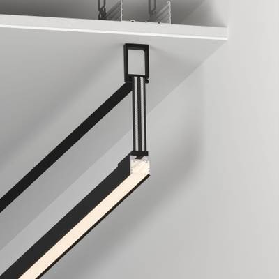 Профиль SL-LINE-2522-2500 BLACK (Arlight, Алюминий)