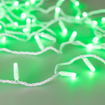 Светодиодная гирлянда ARD-STRING-CLASSIC-10000-WHITE-100LED-MILK-SYNC RGB (230V, 6.5W) (Ardecoled, IP65)