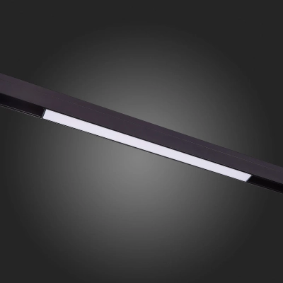 ST360.446.12 Магнитный трековый светильник Черный LED 1*12W 4000K 780Lm Ra>80 120 IP20 L406xW22xH44 48V